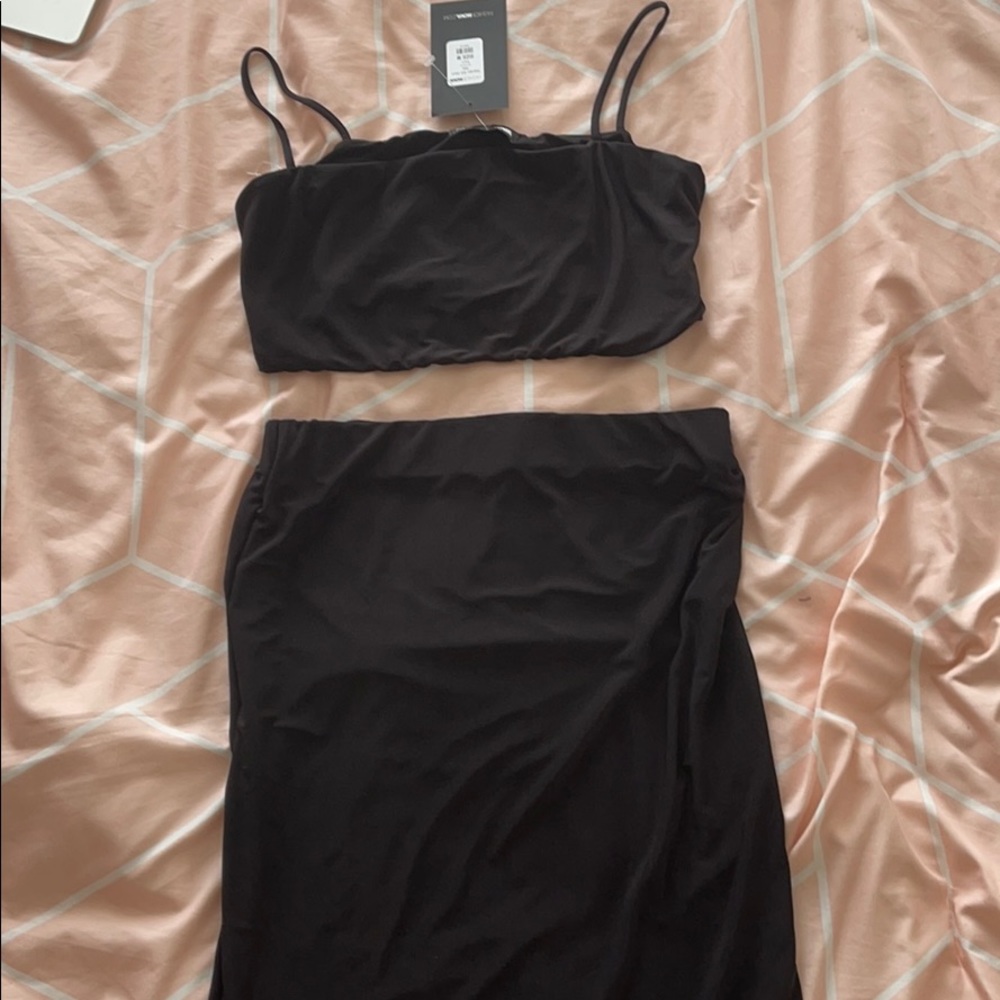2 Piece Fashion Nova Skirt Set